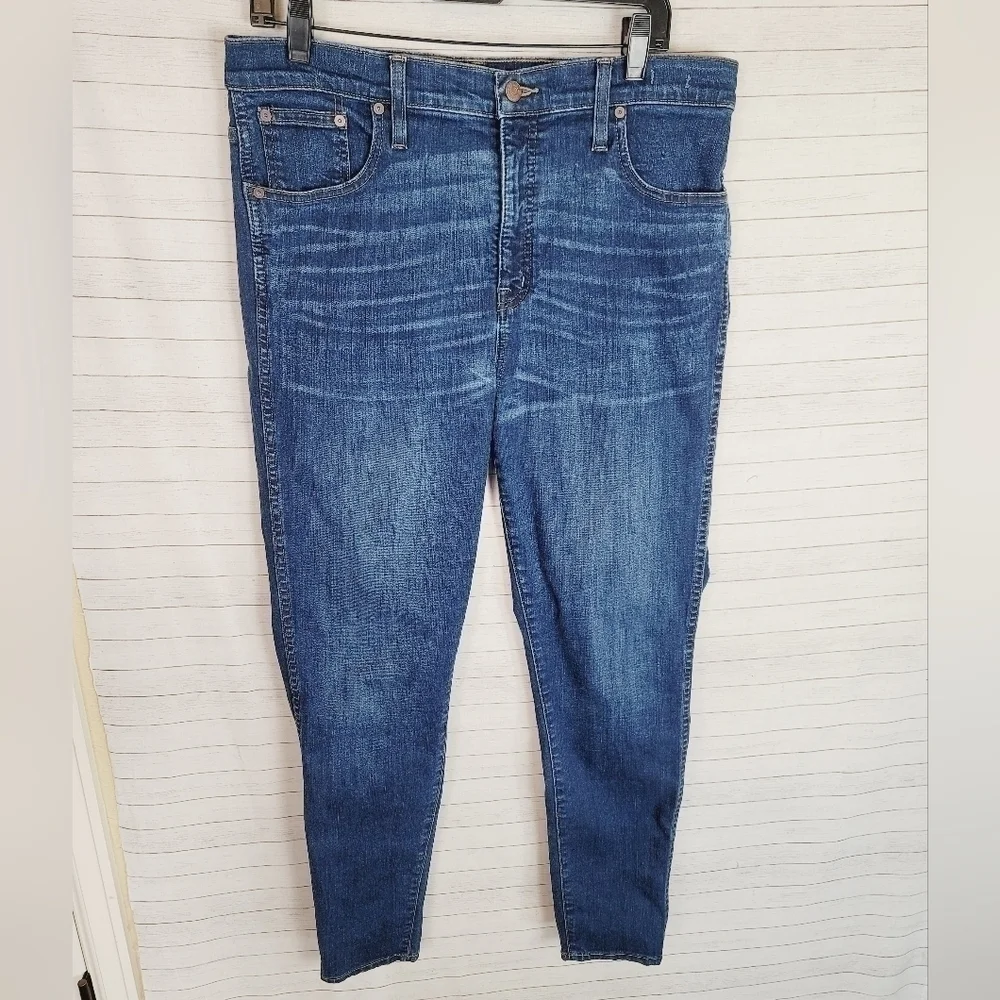 MADEWELL 10Inch HIGH RISE SKINNY JEANS, SZ 32